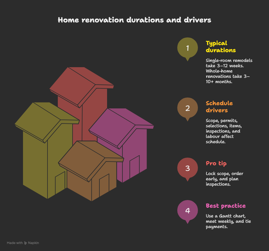 House Renovation Timelines And Schedules